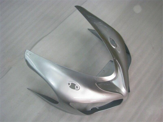 Plata Rojo Llamas Carenado Moto Kawasaki ZX6R 2005-2006 Plata Rojo Llamas Carenado Moto Kawasaki ZX6R 2005-2006