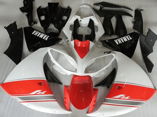 Racy Rojo Blanco Negro Carenado Moto Yamaha R1 2012-2014 Racy Rojo Blanco Negro Carenado Moto Yamaha R1 2012-2014