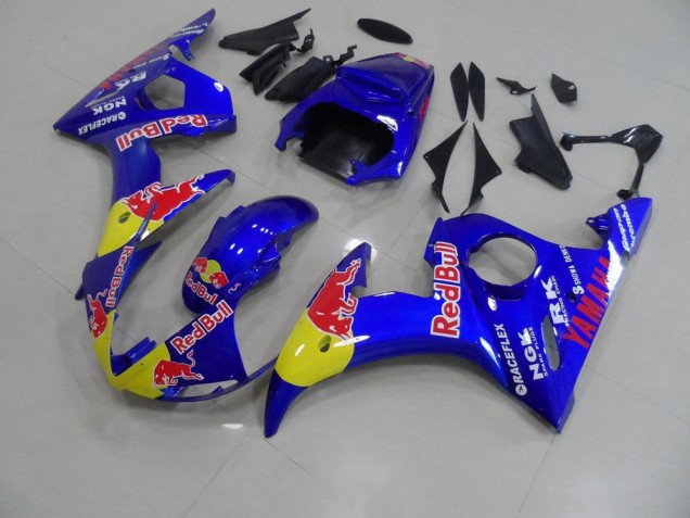 Red Bull Carenado Moto Yamaha R6 2003-2005 Red Bull Carenado Moto Yamaha R6 2003-2005