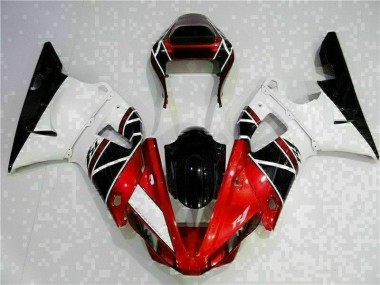 Rojo ABS Kits Carenado Moto Yamaha R1 2000-2001