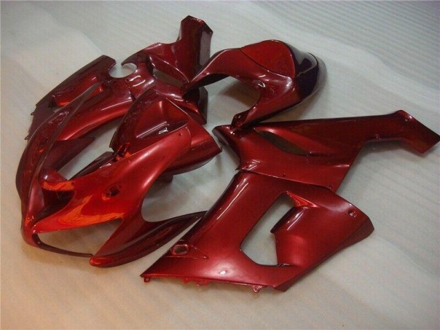 Rojo ABS Moto Plástico Kawasaki ZX6R 2005-2006 Rojo ABS Moto Plástico Kawasaki ZX6R 2005-2006
