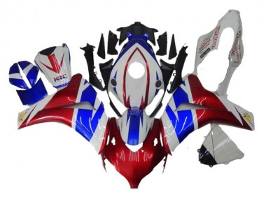 Rojo Azul Blanco Carenado Moto Honda CBR 1000 RR 2008-2011