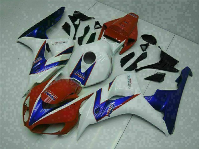 Rojo Blanco ABS Carenado Motocicleta Honda CBR 1000 RR 2004-2005 Rojo Blanco ABS Carenado Motocicleta Honda CBR 1000 RR 2004-2005