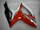 Rojo Blanco ABS Carenado Motocicleta Suzuki GSXR 600 / 750 K6 2006-2007 Rojo Blanco ABS Carenado Motocicleta Suzuki GSXR 600 / 750 K6 2006-2007