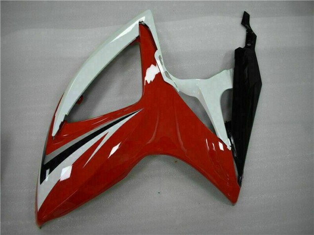 Rojo Blanco ABS Carenado Motocicleta Suzuki GSXR 600 / 750 K6 2006-2007 Rojo Blanco ABS Carenado Motocicleta Suzuki GSXR 600 / 750 K6 2006-2007