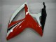 Rojo Blanco ABS Carenado Motocicleta Suzuki GSXR 600 / 750 K6 2006-2007 Rojo Blanco ABS Carenado Motocicleta Suzuki GSXR 600 / 750 K6 2006-2007