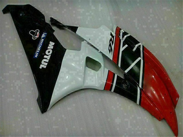 Rojo Blanco ABS Kits Carenado Moto Yamaha R6 2006-2007 Rojo Blanco ABS Kits Carenado Moto Yamaha R6 2006-2007