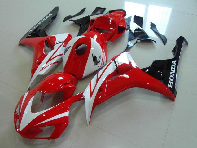 Rojo Blanco ABS Moto Carenado Honda CBR 1000 RR 2006-2007 Rojo Blanco ABS Moto Carenado Honda CBR 1000 RR 2006-2007