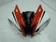 Rojo Blanco ABS Moto Plástico Yamaha R6 2006-2007 Rojo Blanco ABS Moto Plástico Yamaha R6 2006-2007