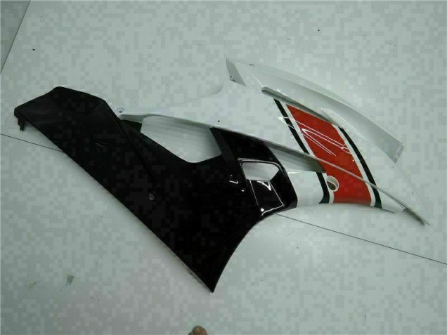 Rojo Blanco ABS Moto Plástico Yamaha R6 2006-2007 Rojo Blanco ABS Moto Plástico Yamaha R6 2006-2007