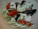 Rojo Blanco ABS Moto Plásticos Yamaha R6 2006-2007 Rojo Blanco ABS Moto Plásticos Yamaha R6 2006-2007