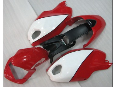 Rojo Blanco Carenado Moto Ducati Monster 696 2008-2012