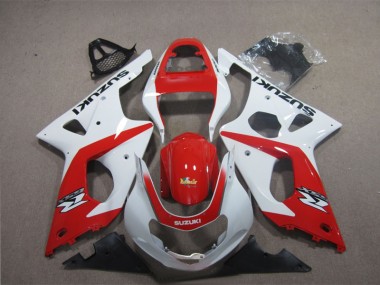 Rojo Blanco Carenado Moto Suzuki GSXR 1000 K3 2003-2004