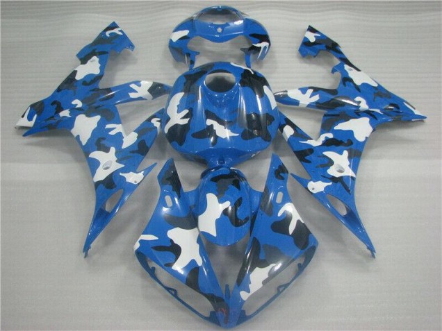 Rojo Blanco Carenado Moto Yamaha R1 2004-2006 Rojo Blanco Carenado Moto Yamaha R1 2004-2006
