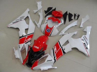 Rojo Blanco Estilo OEM Carenado Moto Yamaha R6 2008-2016