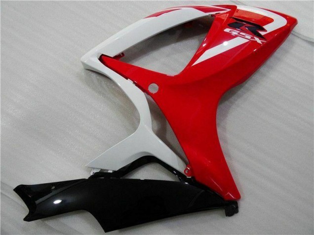 Rojo Blanco Inyección Kits Carenado Moto Suzuki GSXR 600 / 750 K6 2006-2007 Rojo Blanco Inyección Kits Carenado Moto Suzuki GSXR 600 / 750 K6 2006-2007
