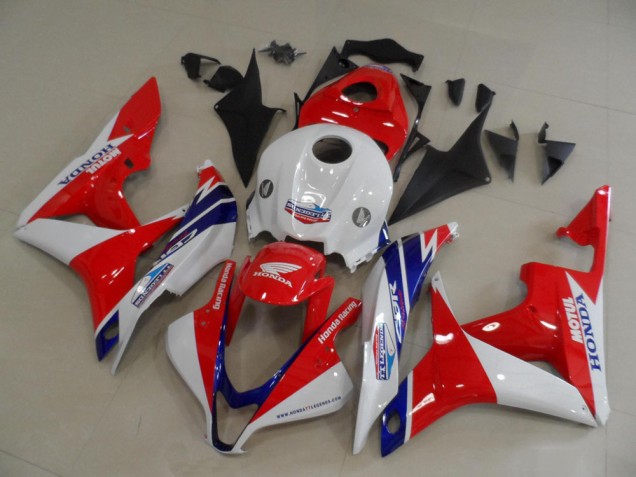 Rojo Blanco Kit Carenado ABS Completo Honda CBR 600 RR 2007-2008 Rojo Blanco Kit Carenado ABS Completo Honda CBR 600 RR 2007-2008