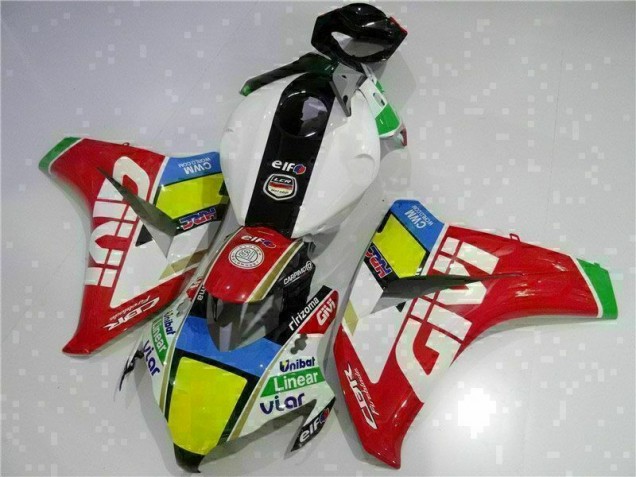 Rojo Blanco Kit Carenado Moto Honda CBR 1000 RR 2008-2011 Rojo Blanco Kit Carenado Moto Honda CBR 1000 RR 2008-2011