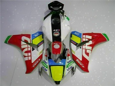 Rojo Blanco Kit Carenado Moto Honda CBR 1000 RR 2008-2011