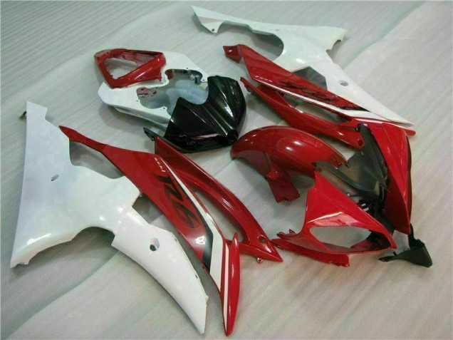 Rojo Blanco Kit Carenado Moto Yamaha R6 2008-2016 Rojo Blanco Kit Carenado Moto Yamaha R6 2008-2016