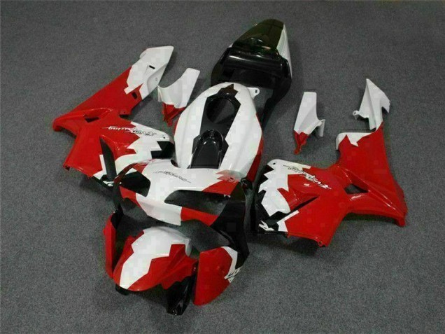Rojo Blanco Kit Completo Carenado Moto Honda CBR 600 RR 2003-2004 Rojo Blanco Kit Completo Carenado Moto Honda CBR 600 RR 2003-2004