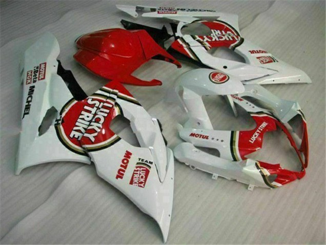 Rojo Blanco Kits Carenado Moto Suzuki GSXR 1000 K5 2005-2006 Rojo Blanco Kits Carenado Moto Suzuki GSXR 1000 K5 2005-2006