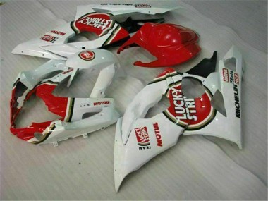 Rojo Blanco Kits Carenado Moto Suzuki GSXR 1000 K5 2005-2006