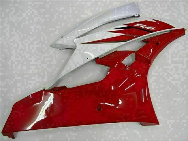 Rojo Blanco Kits Completo Carenado Moto ABS Yamaha R6 2006-2007 Rojo Blanco Kits Completo Carenado Moto ABS Yamaha R6 2006-2007
