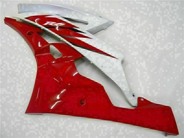 Rojo Blanco Kits Completo Carenado Moto ABS Yamaha R6 2006-2007 Rojo Blanco Kits Completo Carenado Moto ABS Yamaha R6 2006-2007