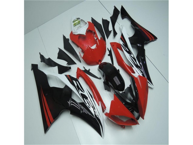 Rojo Blanco Kits Completo Carenado Moto ABS Yamaha R6 2008-2016 Rojo Blanco Kits Completo Carenado Moto ABS Yamaha R6 2008-2016