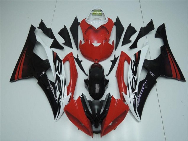 Rojo Blanco Kits Completo Carenado Moto ABS Yamaha R6 2008-2016 Rojo Blanco Kits Completo Carenado Moto ABS Yamaha R6 2008-2016