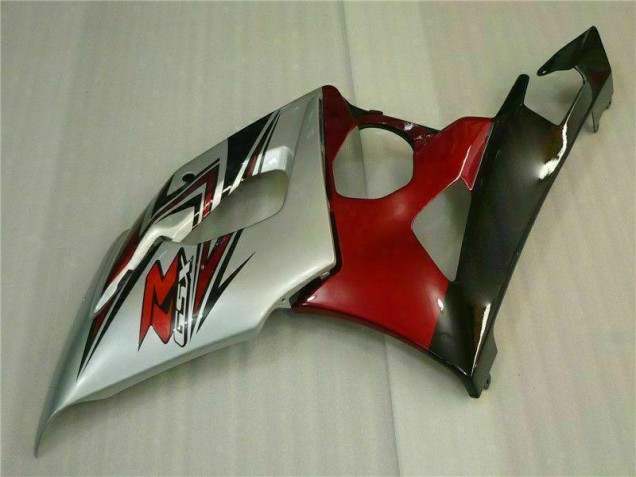 Rojo Blanco Moto Plástica Suzuki GSXR 1000 K5 2005-2006 Rojo Blanco Moto Plástica Suzuki GSXR 1000 K5 2005-2006
