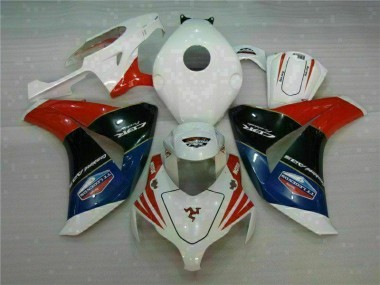Rojo Blanco Moto Plástico Honda CBR 1000 RR 2008-2011