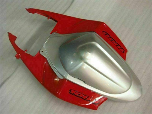 Rojo Blanco Moto Plástico Suzuki GSXR 1000 K5 2005-2006 Rojo Blanco Moto Plástico Suzuki GSXR 1000 K5 2005-2006