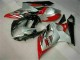 Rojo Blanco Moto Plástico Suzuki GSXR 1000 K5 2005-2006 Rojo Blanco Moto Plástico Suzuki GSXR 1000 K5 2005-2006