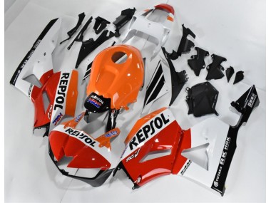Rojo Blanco Naranja Repsol Carenado Moto Honda CBR 600 RR 2013-2021