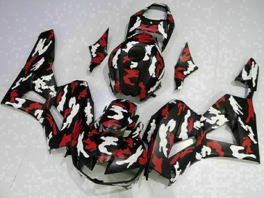 Rojo Blanco Negro Carenado Moto Honda CBR 600 RR 2013-2021