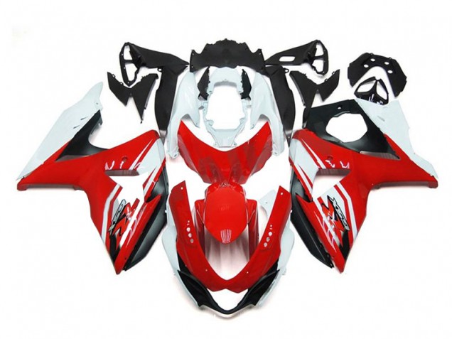 Rojo Blanco Negro Carenado Moto Suzuki GSXR 1000 K9 2009-2016 Rojo Blanco Negro Carenado Moto Suzuki GSXR 1000 K9 2009-2016