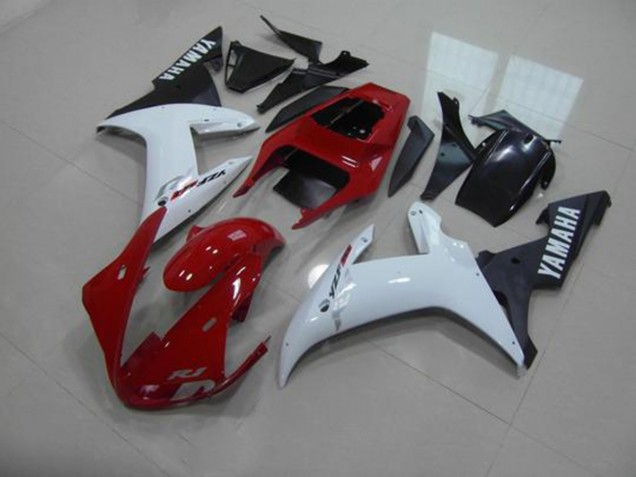Rojo Blanco Negro Carenado Moto Yamaha R1 2002-2003 Rojo Blanco Negro Carenado Moto Yamaha R1 2002-2003