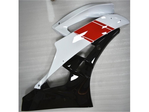Rojo Blanco Negro Carenados Moto Yamaha R6 2006-2007 Rojo Blanco Negro Carenados Moto Yamaha R6 2006-2007