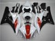Rojo Blanco Negro Carenados Moto Yamaha R6 2006-2007 Rojo Blanco Negro Carenados Moto Yamaha R6 2006-2007