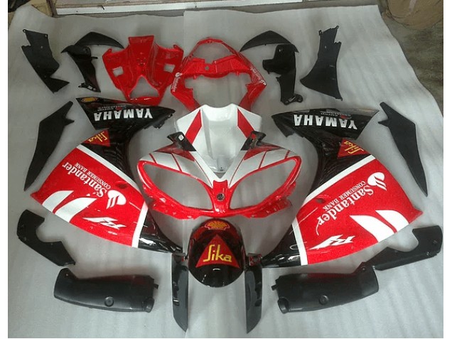 Rojo Blanco & Negro Graphic Carenado Moto Yamaha R1 2012-2014 Rojo Blanco & Negro Graphic Carenado Moto Yamaha R1 2012-2014
