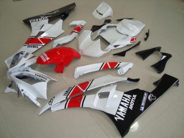 Rojo Blanco Negro Kits Carenado Moto Yamaha R6 2006-2007
