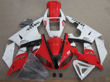 Rojo Blanco Negro Kits Completo Carenado Moto ABS Yamaha R1 2009-2011