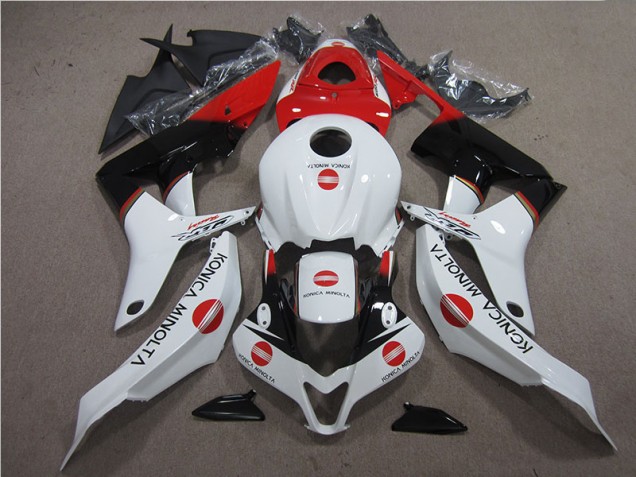 Rojo Blanco Negro Konica Minolta Carenado Moto Honda CBR 600 RR 2007-2008 Rojo Blanco Negro Konica Minolta Carenado Moto Honda CBR 600 RR 2007-2008