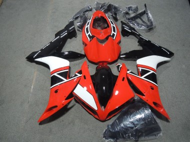 Rojo Blanco Negro Plástica Moto Yamaha R1 2004-2006