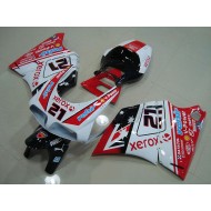 Rojo Blanco Xerox 21 ABS Kits Carenado Moto Ducati 748 916 996 996S 1993-2005