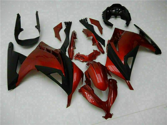 Rojo Carenado Moto Kawasaki EX300 2013-2016 Rojo Carenado Moto Kawasaki EX300 2013-2016