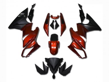 Rojo Carenado Moto Kawasaki EX650 2009-2011