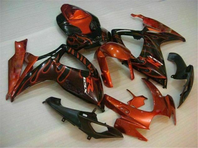 Rojo Carenados Moto Suzuki GSXR 600 / 750 K6 2006-2007 Rojo Carenados Moto Suzuki GSXR 600 / 750 K6 2006-2007